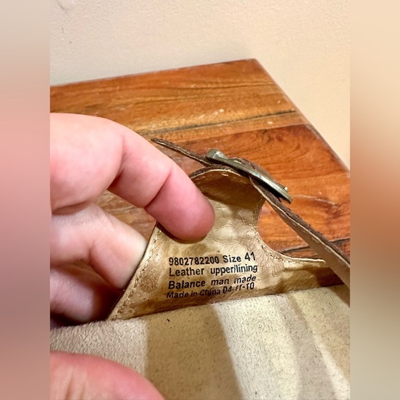 Dansko Brown Leather Sela Pull Up Buckle Strap Size 41 - Picture 6 of 6